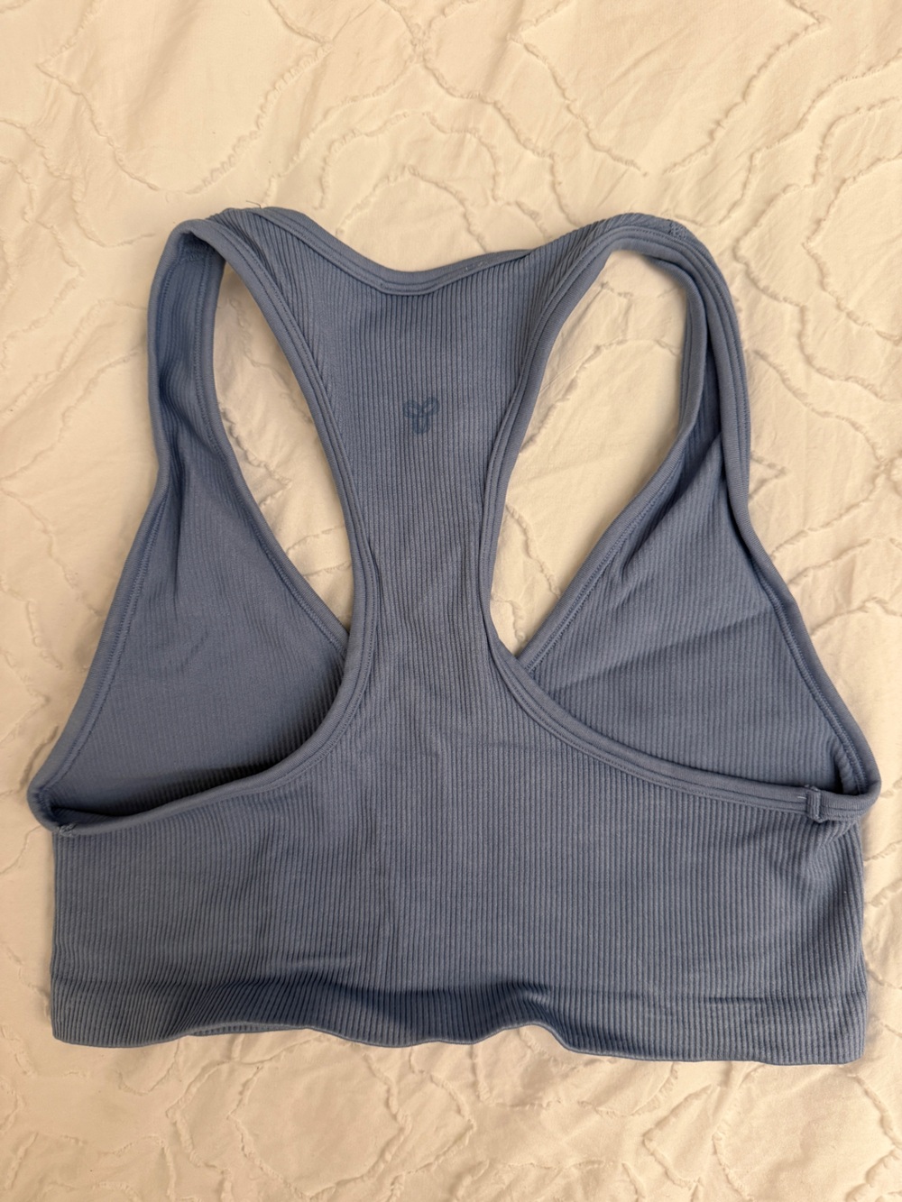 TNA Ribbed Racerback Tank - Dusty Blue - Picture 2 of 3